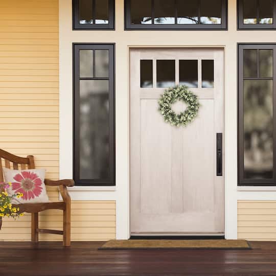 24" Light Green Eucalyptus Floral Spring Wreath
